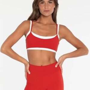 FORM Layered Bra in Cherry